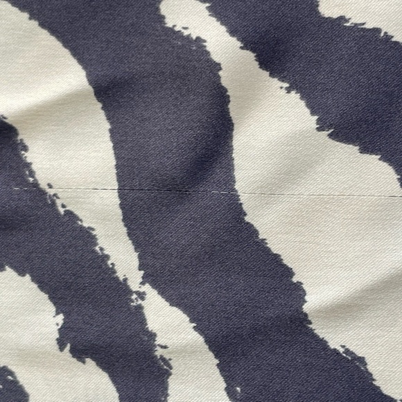 H&M Asymmetrical White and Blue Maxi Dress, Modern & Sophisticated Sz Small - Picture 8 of 15